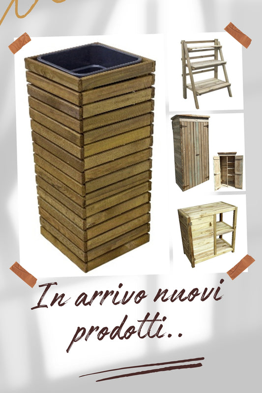 NUOVI PRODOTTI IN LEGNO PER ARREDARE IL TUO GIARDINO