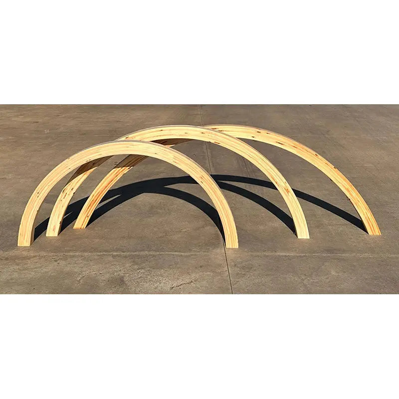 ARCHI IN PINO LAMELLARE 7x7 / 9x9 PER CAR PORT, PERGOLE, PENSILINE, GAZEBI - 120cm Brico Pali Legno by Holz Brenz srl