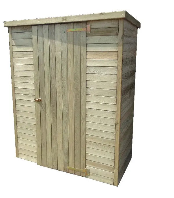 ARMADIO PORTA ATTREZZI IN LEGNO DI PINO IMPREGNATO DA GIARDINO Brico Pali Legno by Holz Brenz srl