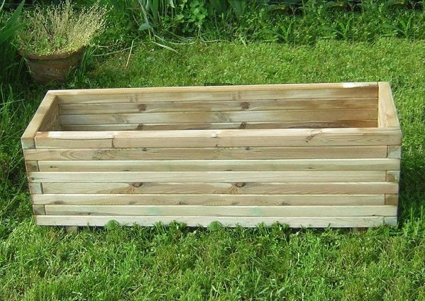 FIORIERA BASIC IN LEGNO DI PINO IMPREGNATO