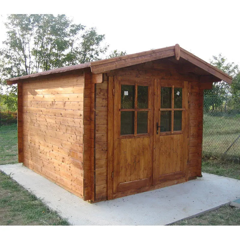 CASETTA IN LEGNO DI ABETE AD INCASTRO BELLUNO Brico Pali Legno by Holz Brenz srl