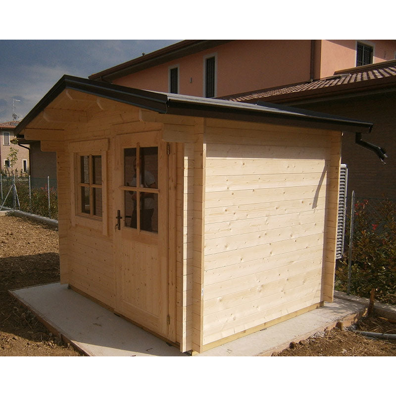 CASETTA IN LEGNO DI ABETE AD INCASTRO TORINO Brico Pali Legno by Holz Brenz srl