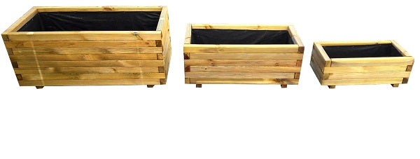 FIORIERA BASIC IN LEGNO DI PINO IMPREGNATO Brico Pali Legno by Holz Brenz srl