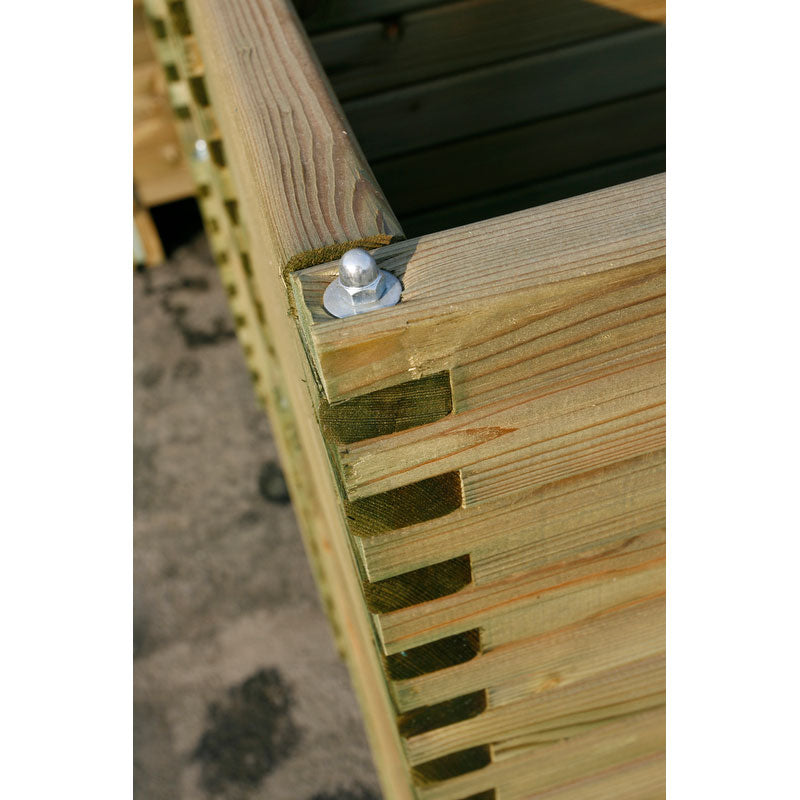 FIORIERE CLASSIC IN LEGNO DI PINO IMPREGNATO IN AUTOCLAVE Brico Pali Legno by Holz Brenz srl