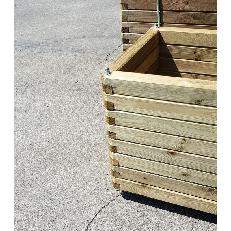 FIORIERE CLASSIC IN LEGNO DI PINO IMPREGNATO IN AUTOCLAVE Brico Pali Legno by Holz Brenz srl