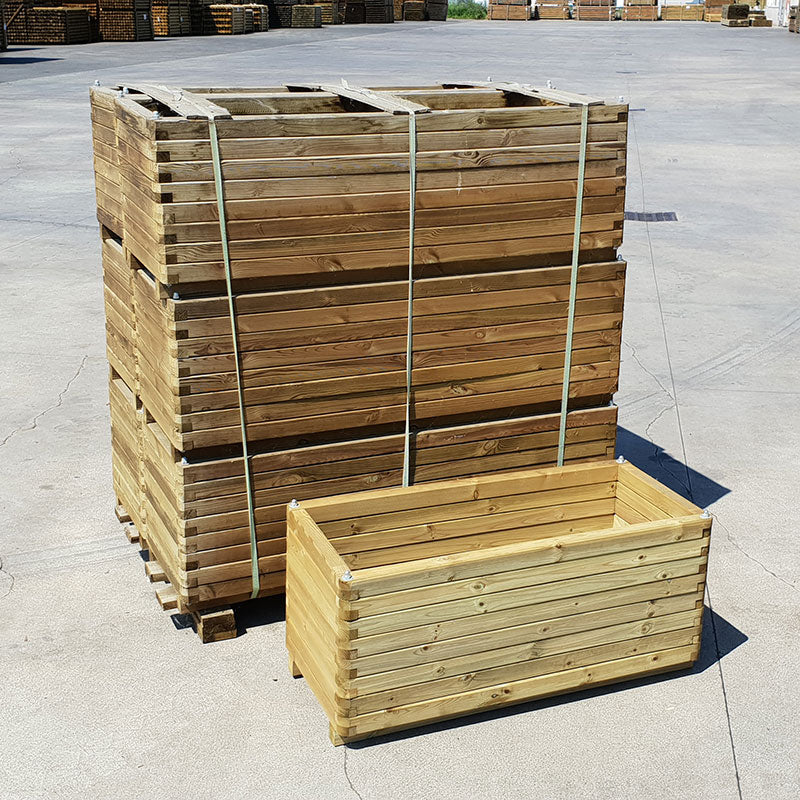 FIORIERE CLASSIC IN LEGNO DI PINO IMPREGNATO IN AUTOCLAVE Brico Pali Legno by Holz Brenz srl