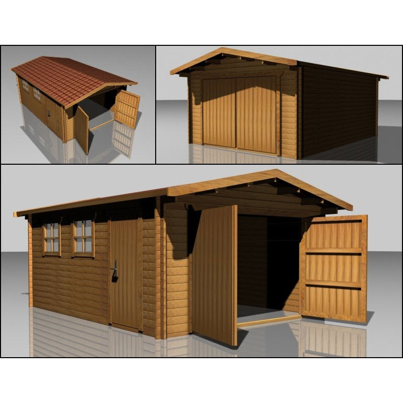 GARAGE Brico Pali Legno by Holz Brenz srl
