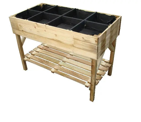 ORTO CON SUPPORTO IN LEGNO DI PINO IMPREGNATO Brico Pali Legno by Holz Brenz srl