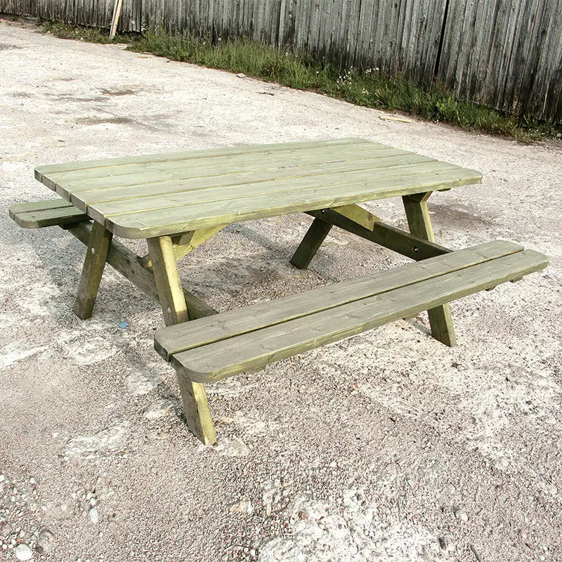 SET PICNIC 180x165x72h IN LEGNO DI PINO IMPREGNATO Brico Pali Legno by Holz Brenz srl