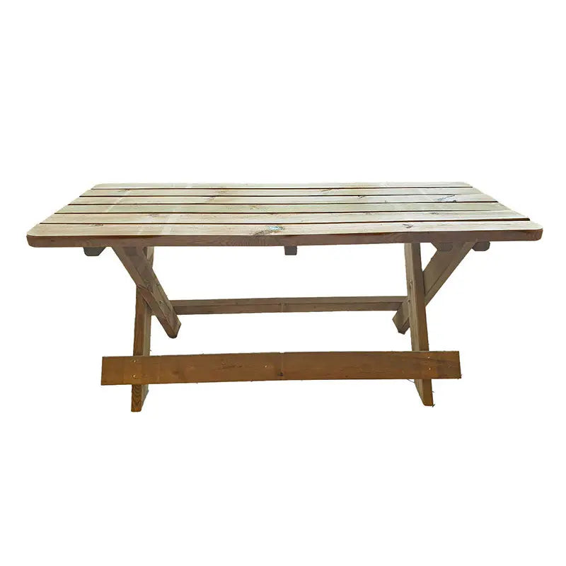 TAVOLO 75X180X76 IN LEGNO DI PINO IMPREGNATO Brico Pali Legno by Holz Brenz srl