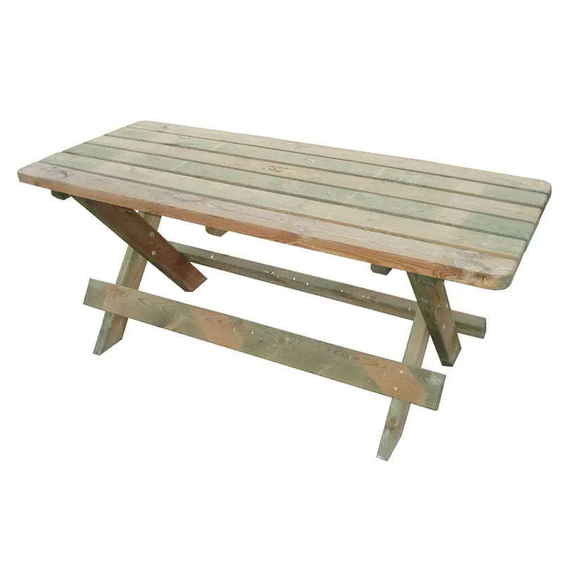 TAVOLO 75X180X76 IN LEGNO DI PINO IMPREGNATO Brico Pali Legno by Holz Brenz srl