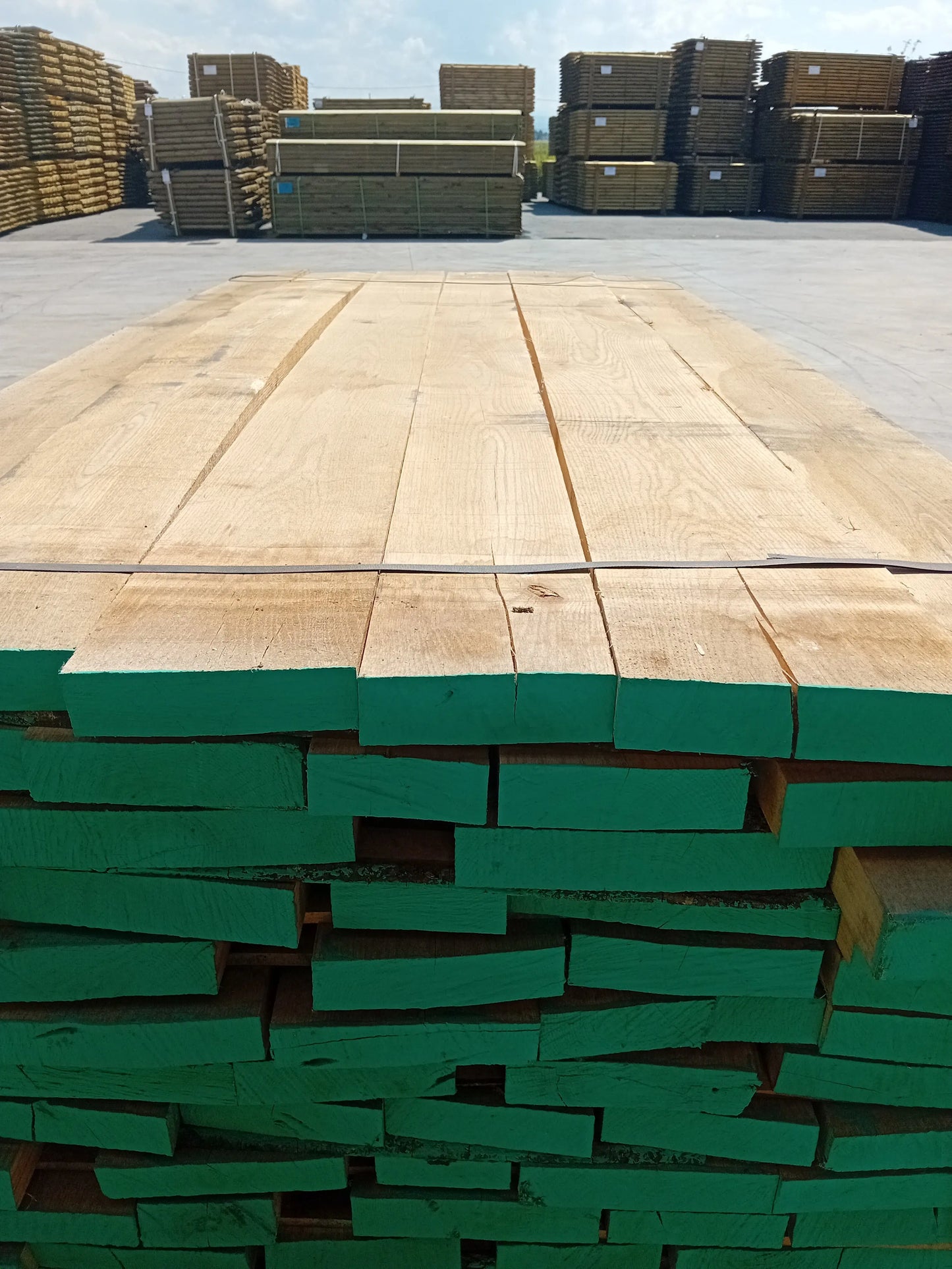 Tavole grezze di rovere Brico Pali Legno by Holz Brenz srl