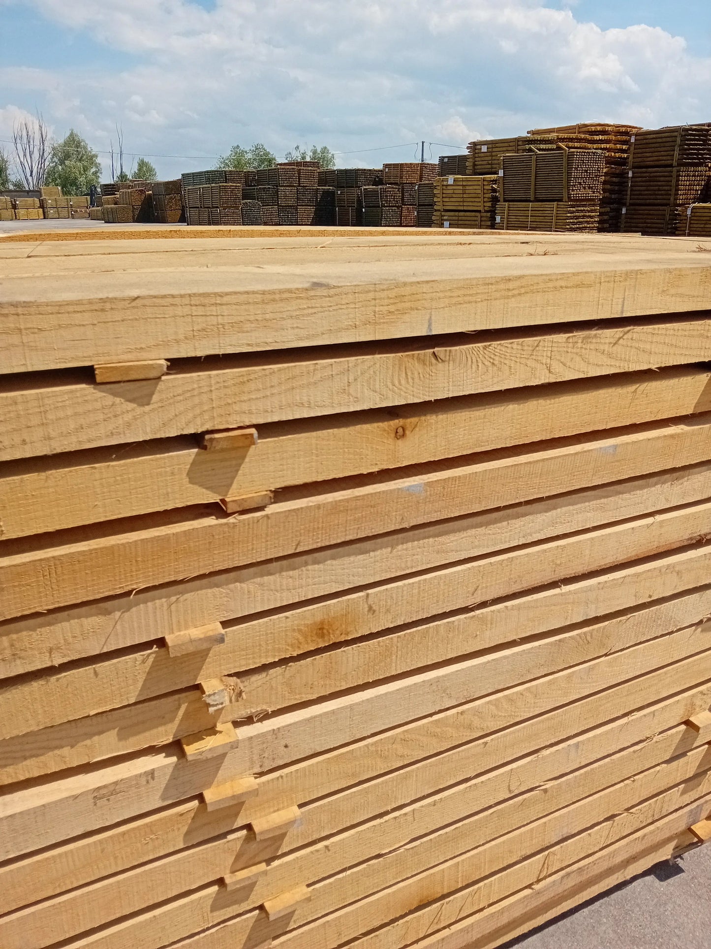 Tavole grezze di rovere Brico Pali Legno by Holz Brenz srl