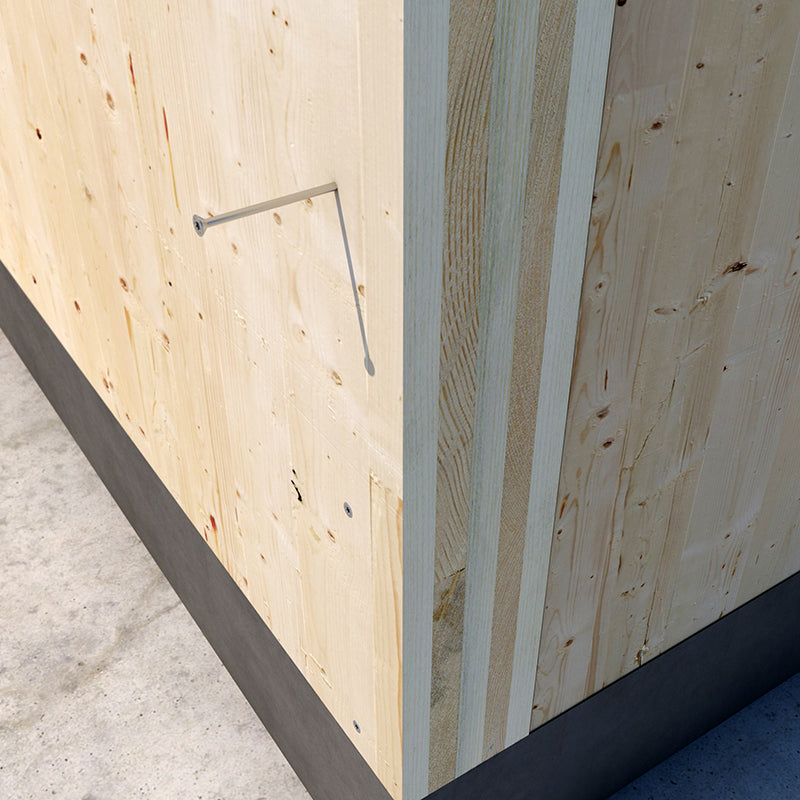VITE BIANCA PER LEGNO TESTA SVASATA –100pz- Brico Pali Legno by Holz Brenz srl