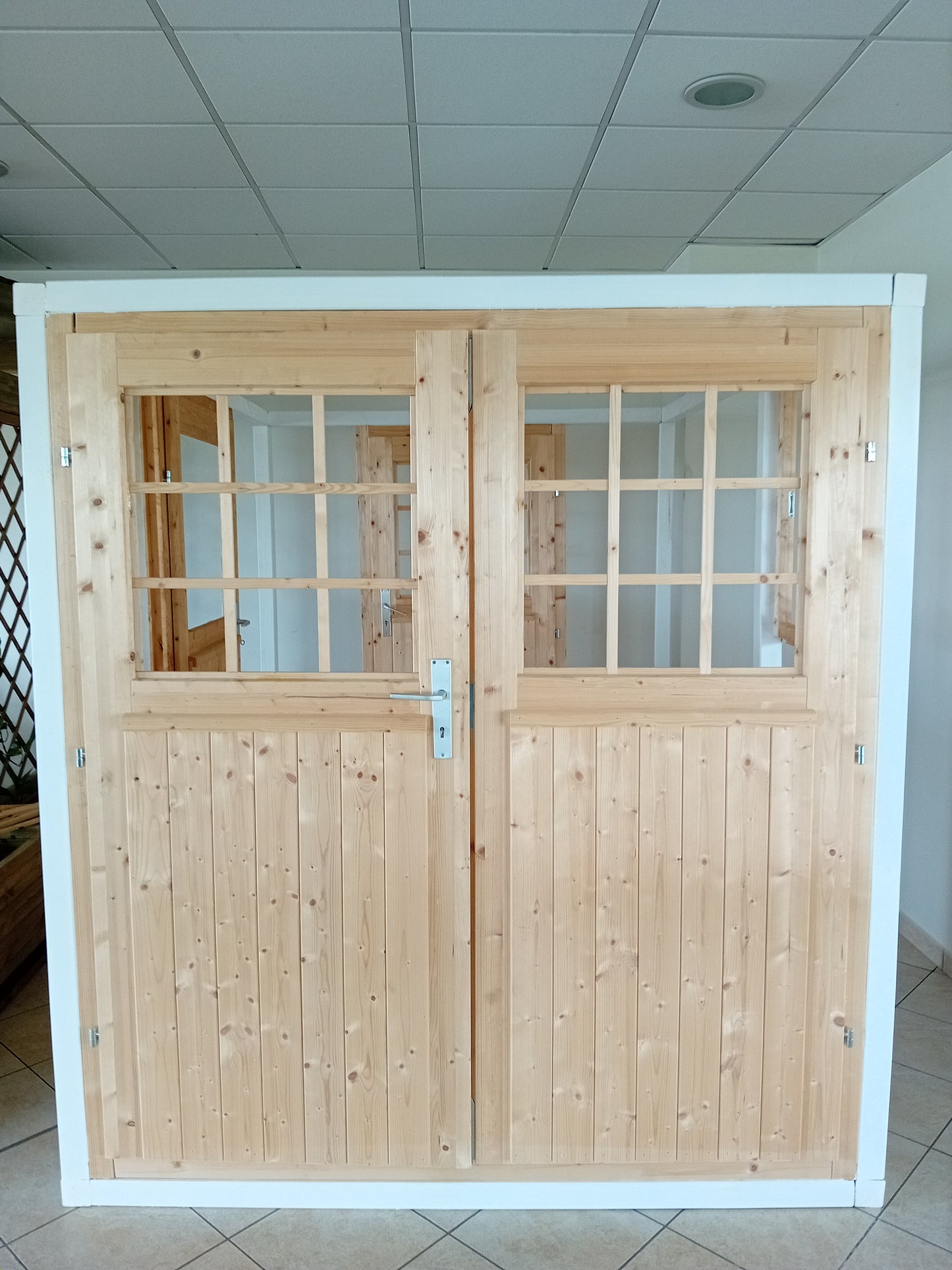 PORTA DOPPIA 173X191 IN LEGNO DI ABETE