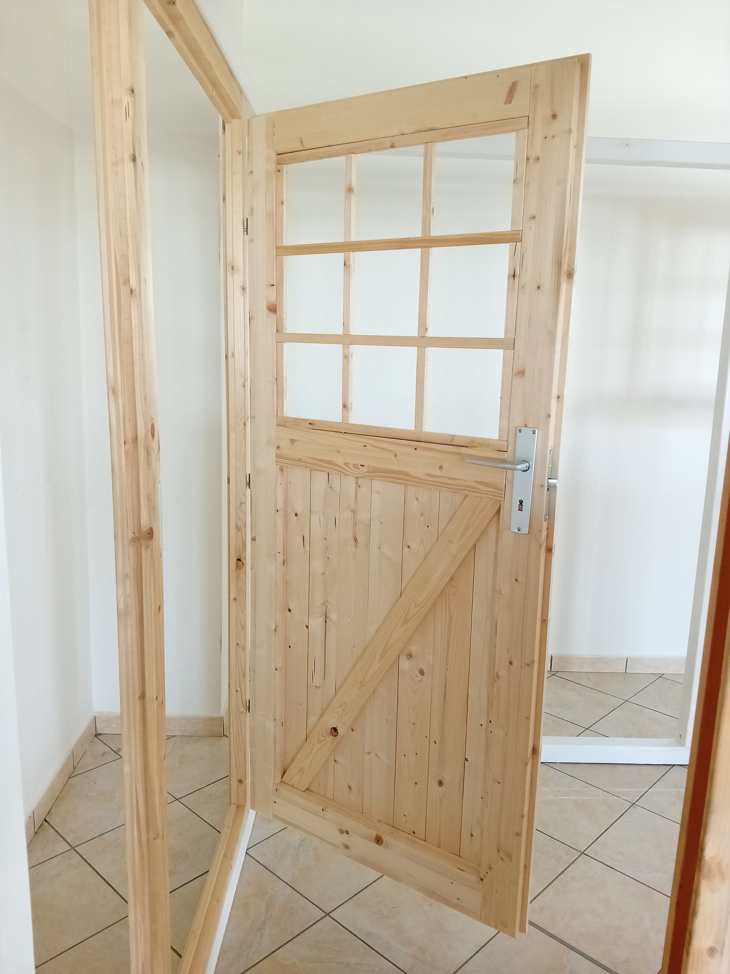 PORTA SINGOLA 93X191 IN LEGNO DI ABETE