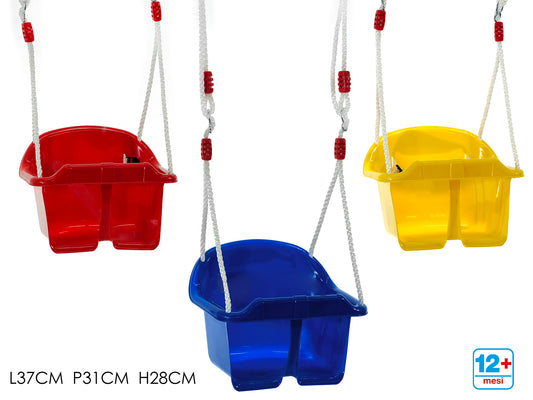 SEDILE DA ALTALENA IN PLASTICA BABY DA GIARDINO 30x32x25h